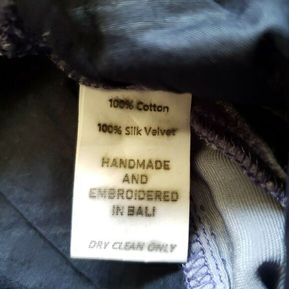 CHASING UNICORNS 1970 Voile Velvet Maxi midi dress in blueprint marilo Sz XS NEW - Picture 7 of 8